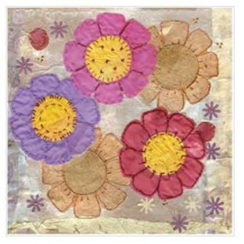 Summer Flowers Small Greetings Card - The Christian Gift Company
