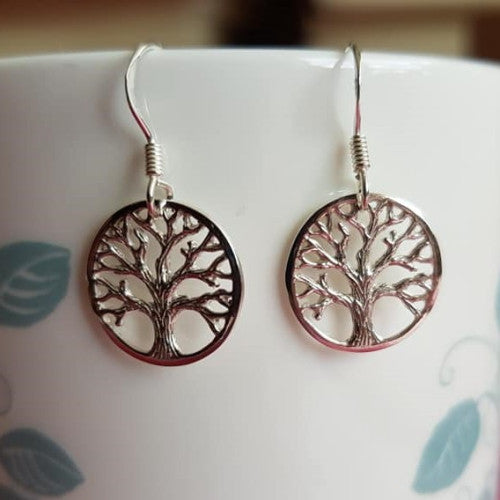 Tree Of Life Hanging Earrings - The Christian Gift Company