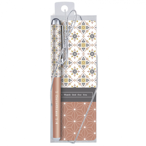 Thank God For You Pen And Bookmark Set - The Christian Gift Company