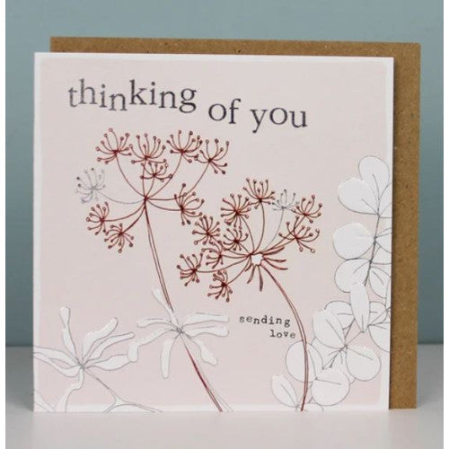 Thinking Of You Seedhead Card - The Christian Gift Company