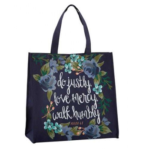 Justly, Mercy, Humbly Tote Bag - The Christian Gift Company