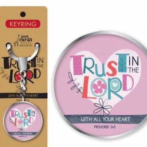 Trust In The Lord Keyring - The Christian Gift Company