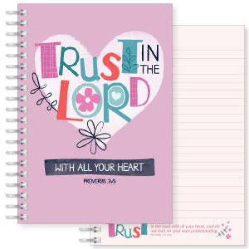 Trust In The Lord Notebook - The Christian Gift Company