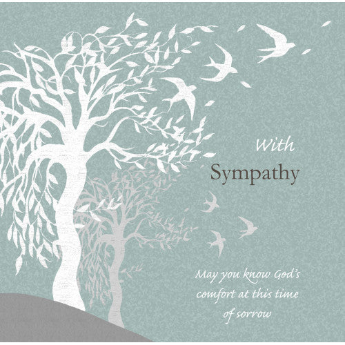 Sympathy Card Swallows - The Christian Gift Company