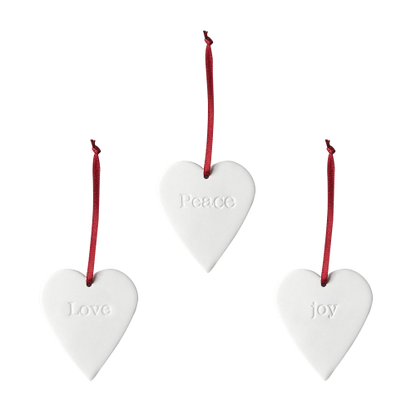 Hanging Ceramic Heart Joy - The Christian Gift Company
