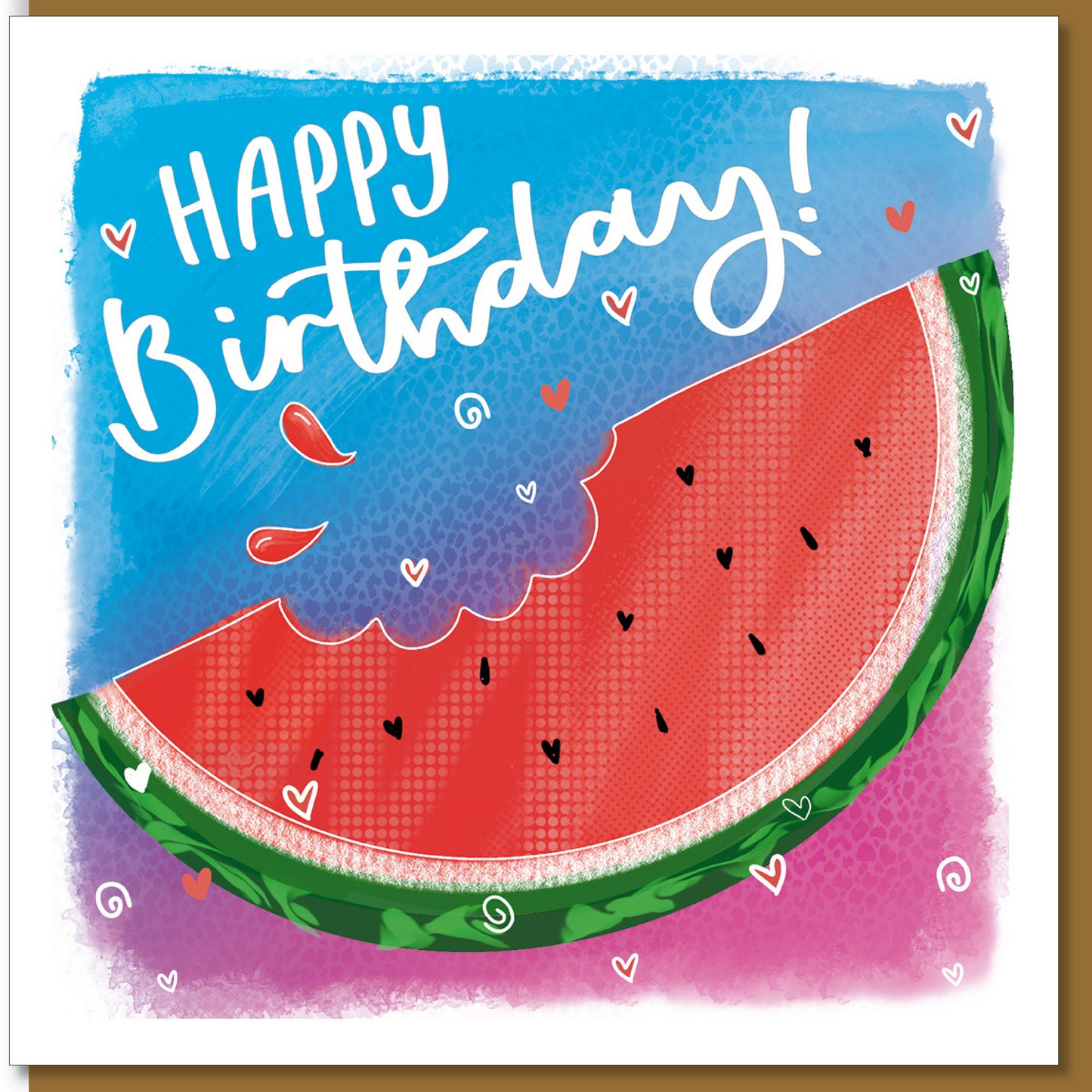 Watermelon Birthday Card