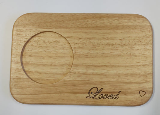 Loved Tea/Biscuit Board - The Christian Gift Company