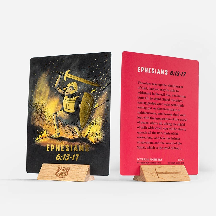 Lovers and Fighters - Illustrated Verse Cards - The Christian Gift Company
