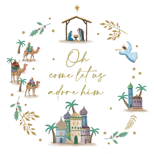 Adore Him (Pack of 10) - The Christian Gift Company