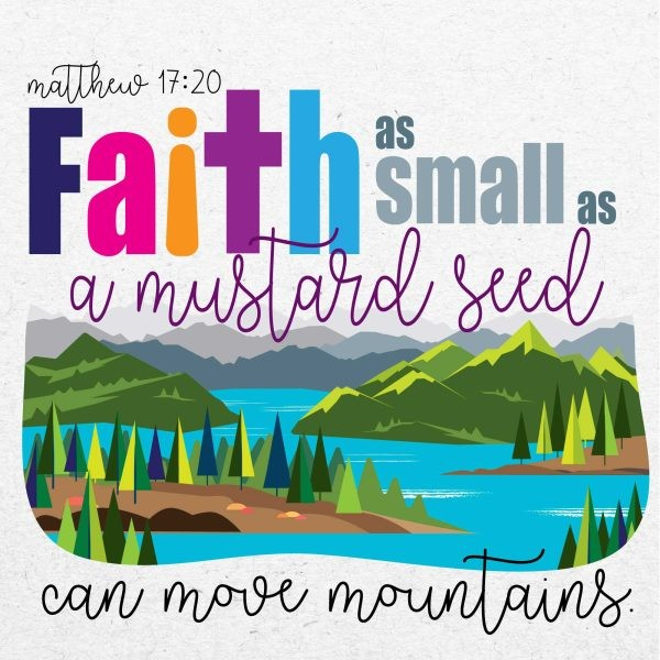 Mustard Seed Christian Seeded Card - The Christian Gift Company
