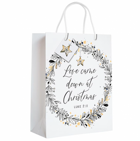 Love Came Down at Christmas Gift Bag - The Christian Gift Company