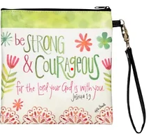 Strong And Courageous Square Bag - The Christian Gift Company