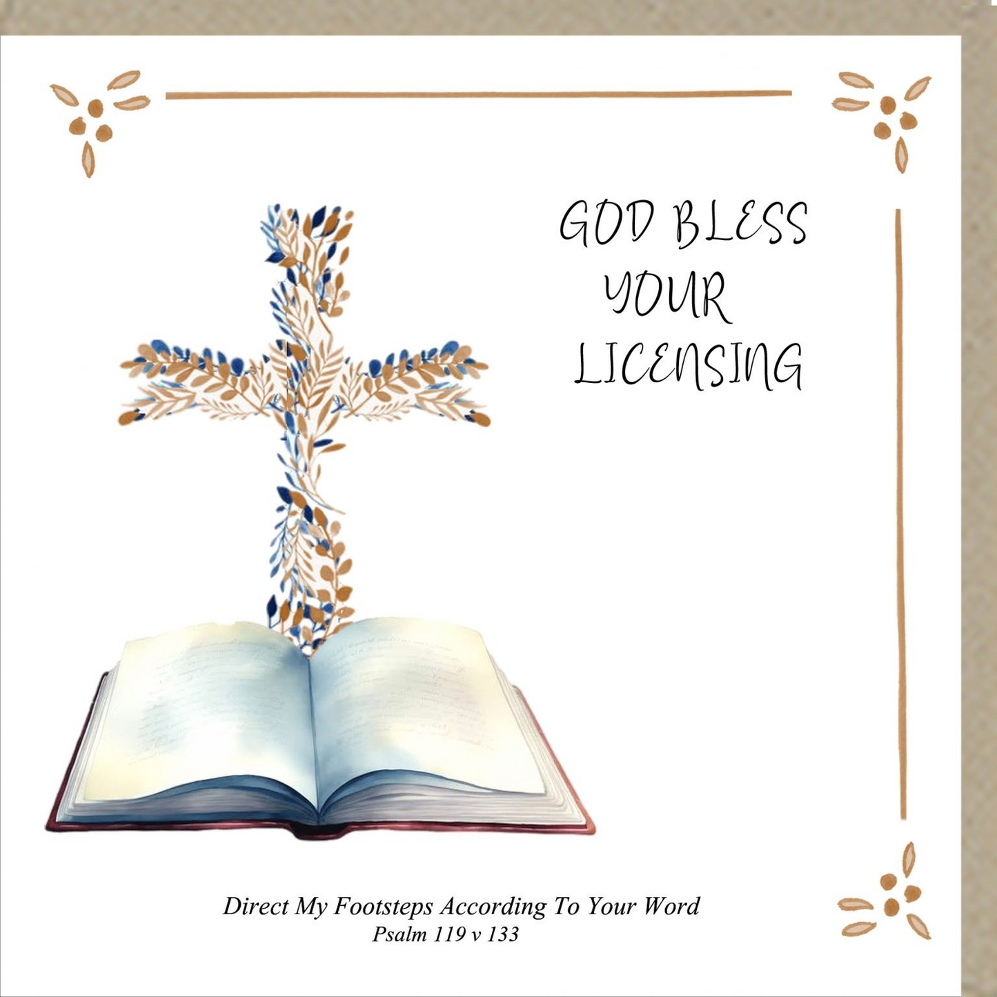 God Bless Your Licensing – Greetings Card