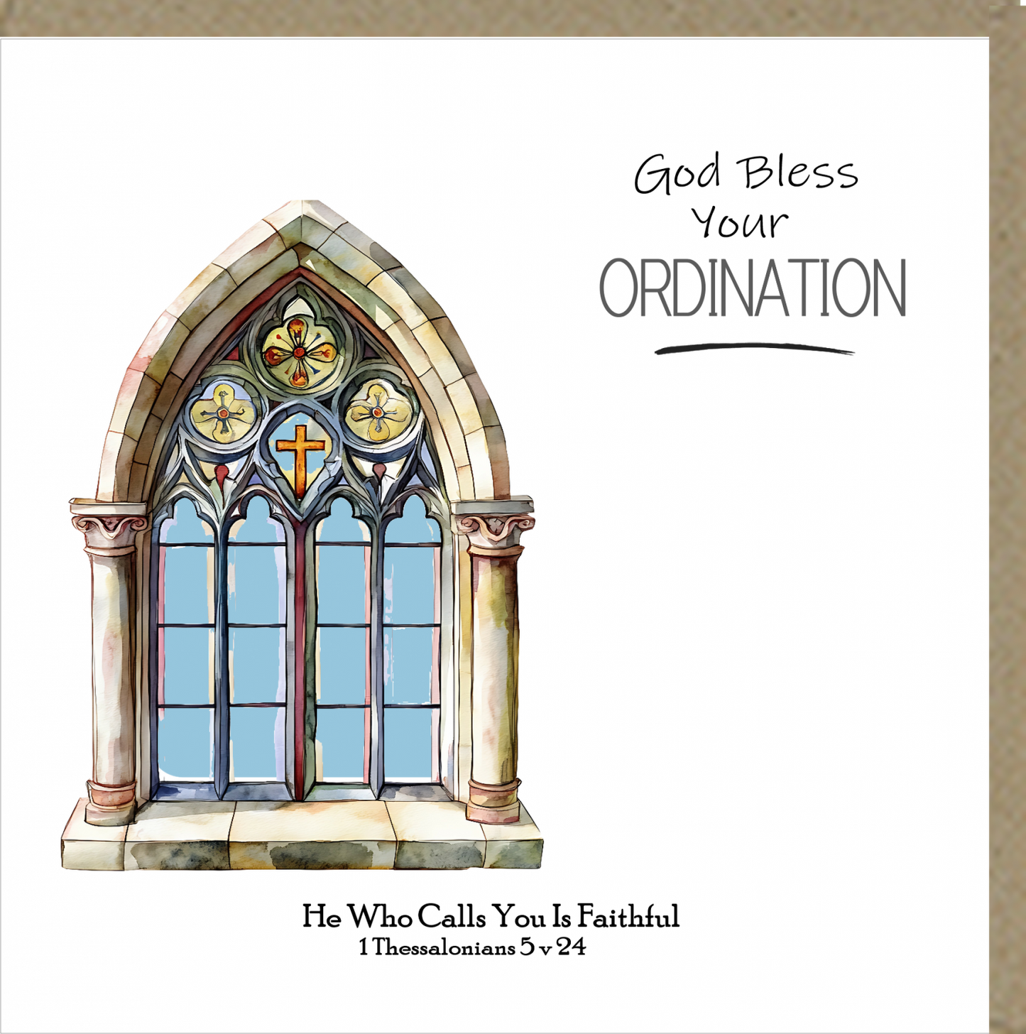 God Bless Your Ordination Card