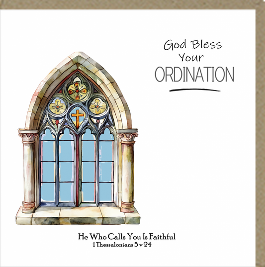 God Bless Your Ordination Card