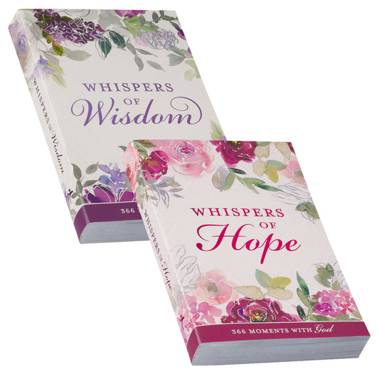 Whispers of Hope / Whispers of Wisdom Devotional Book Bundle