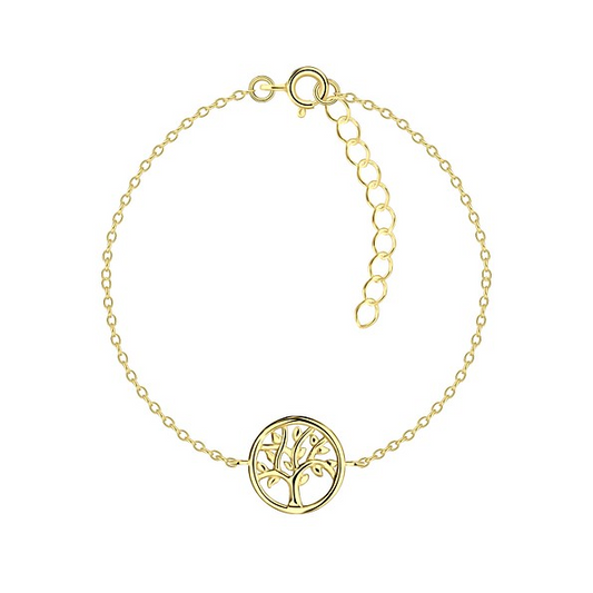 Gold Plated - Tree Of Life Bracelet - The Christian Gift Company
