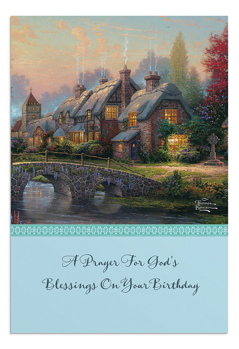 Thomas Kinkade - Birthday - 12 Boxed Cards - The Christian Gift Company