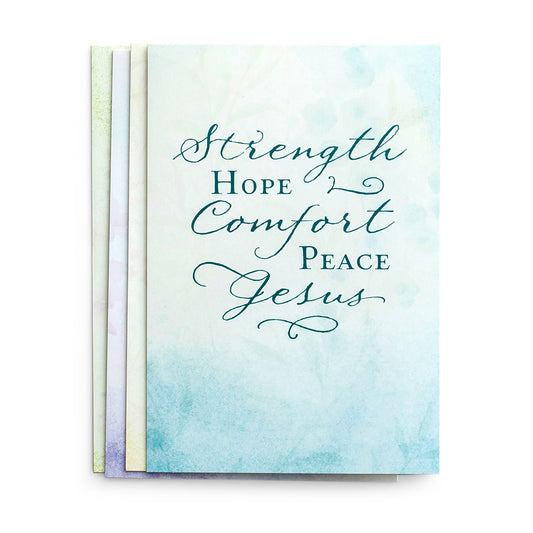 Sympathy - Simply Stated - 12 Boxed Cards - The Christian Gift Company