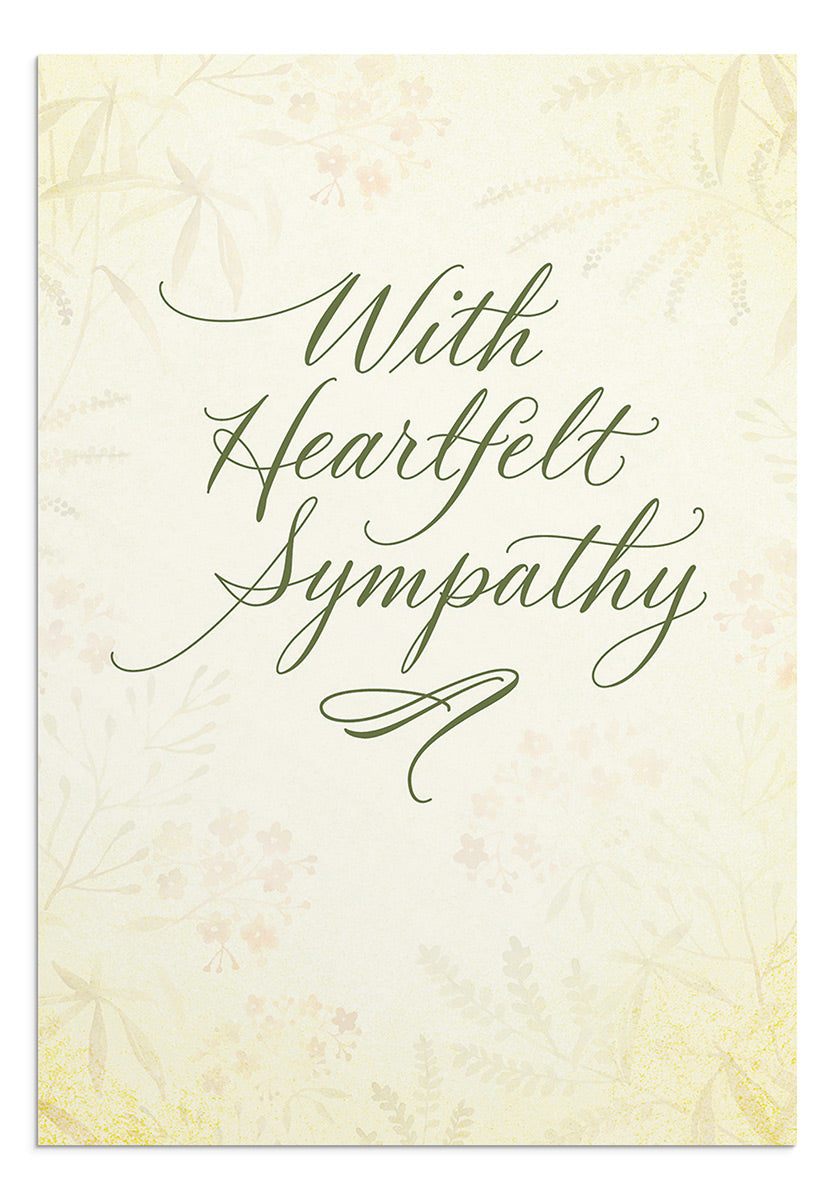 Sympathy - Simply Stated - 12 Boxed Cards - The Christian Gift Company