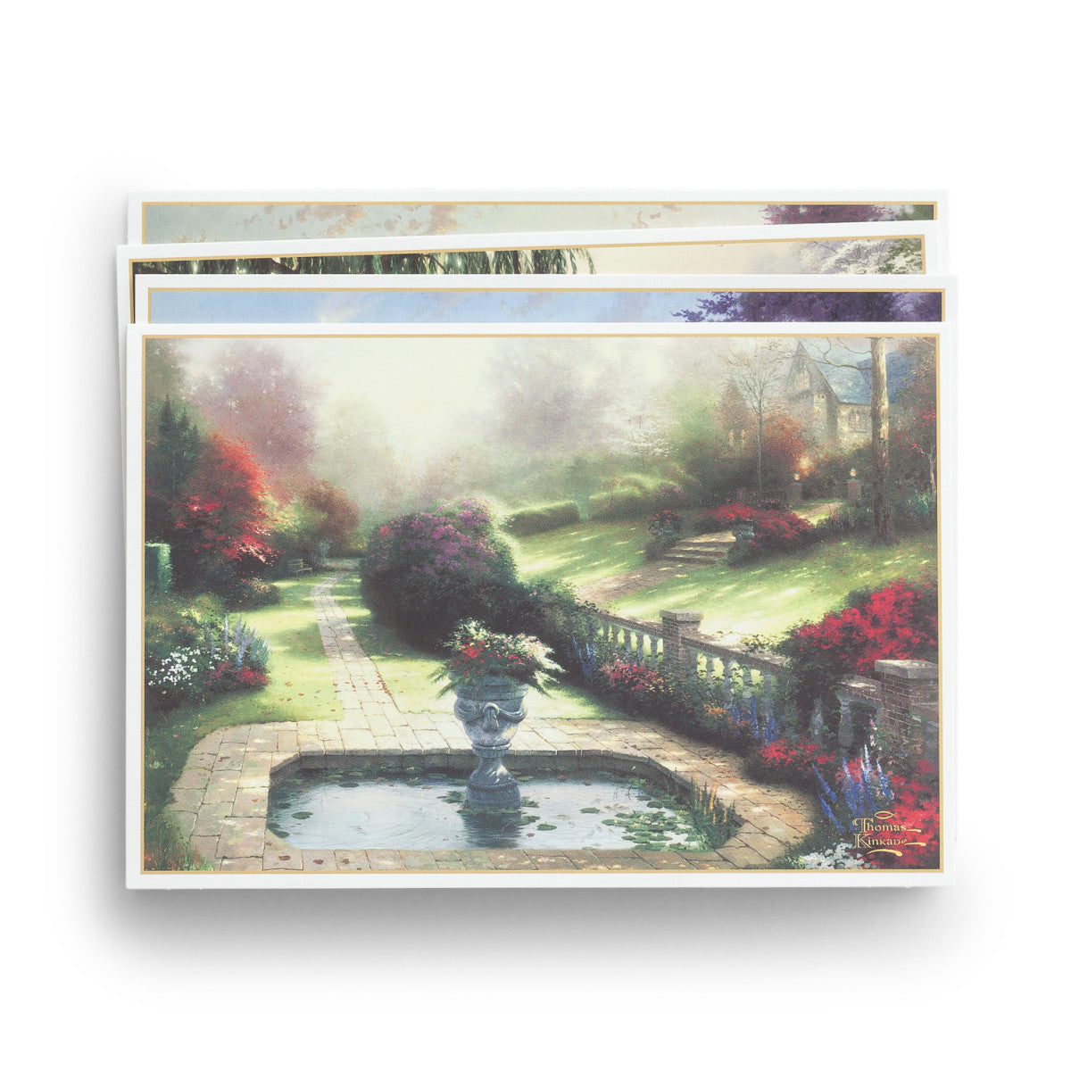 Thomas Kinkade - Thank You - 12 Boxed Cards, KJV - The Christian Gift Company