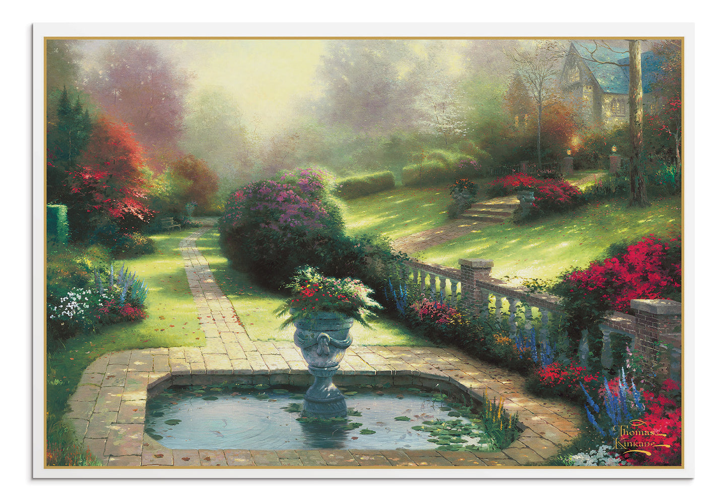 Thomas Kinkade - Thank You - 12 Boxed Cards, KJV - The Christian Gift Company