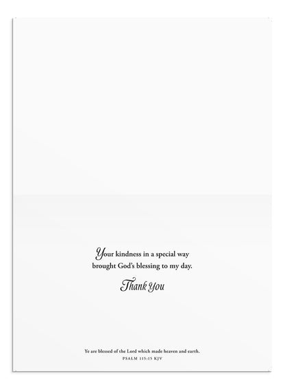 Thomas Kinkade - Thank You - 12 Boxed Cards, KJV - The Christian Gift Company