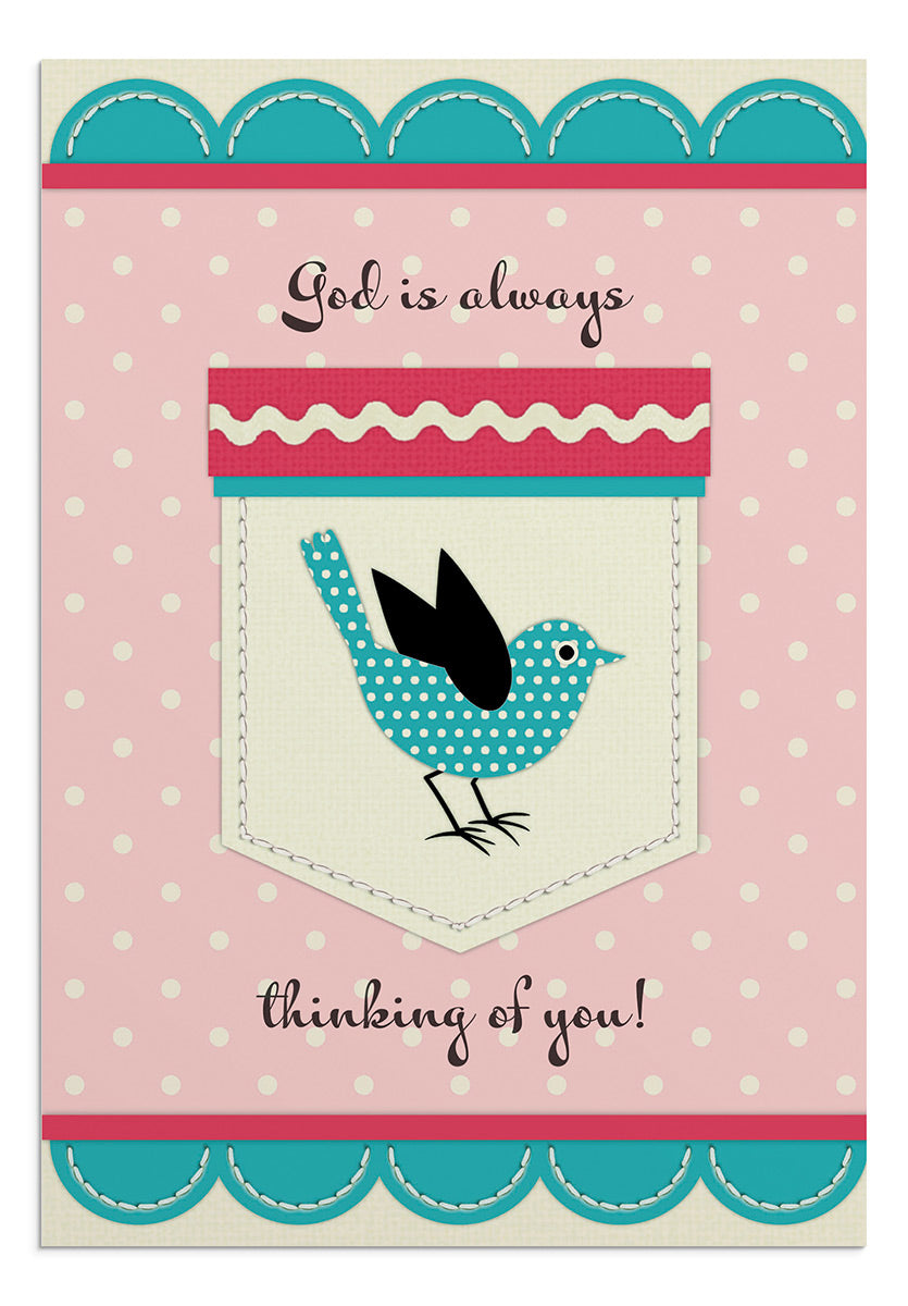 Thinking of You - Pockets of Inspiration - 12 Boxed Cards, KJV - The Christian Gift Company