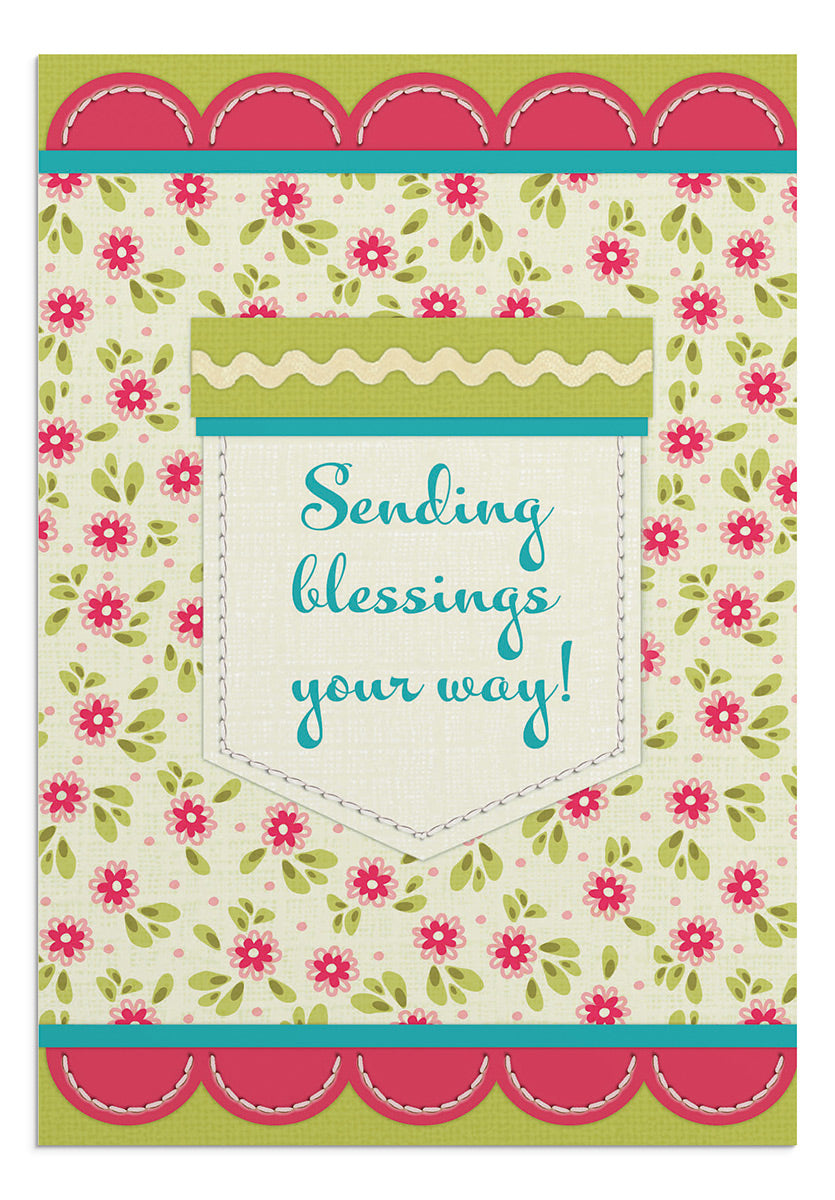 Thinking of You - Pockets of Inspiration - 12 Boxed Cards, KJV - The Christian Gift Company