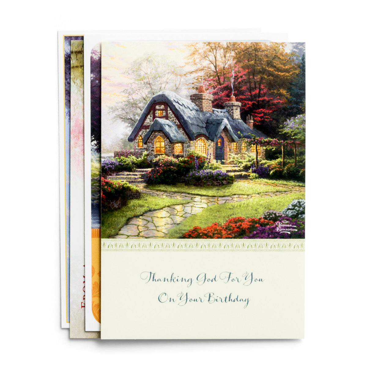 Thomas Kinkade - All Occasion - 12 Boxed Cards, KJV - The Christian Gift Company