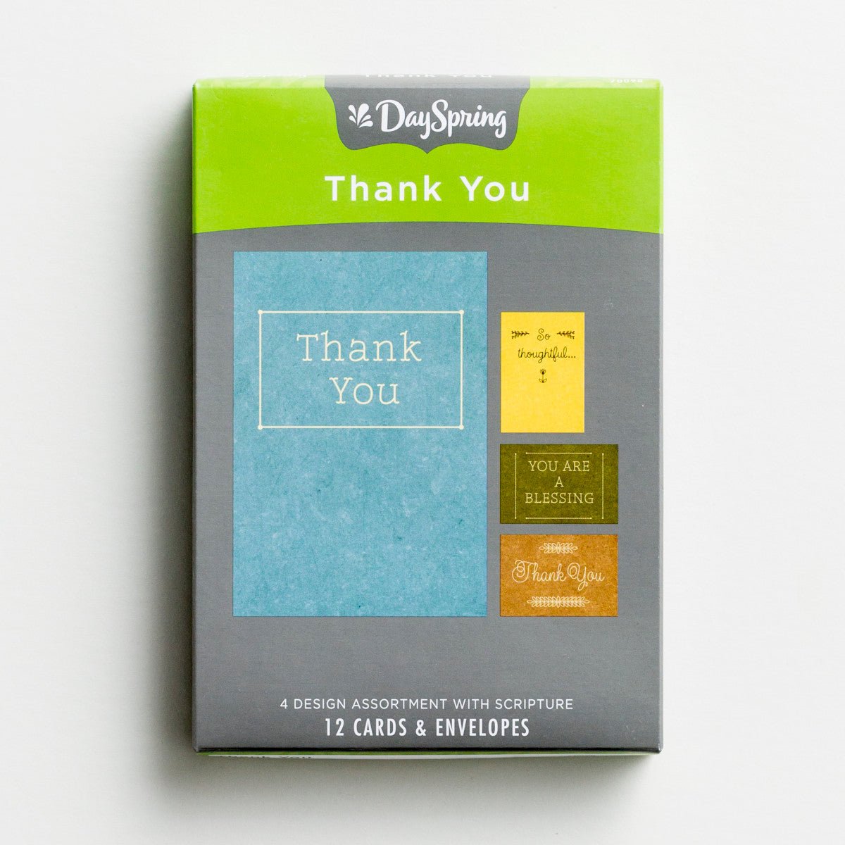 Thank You - Simply Stated - 12 Boxed Cards - The Christian Gift Company