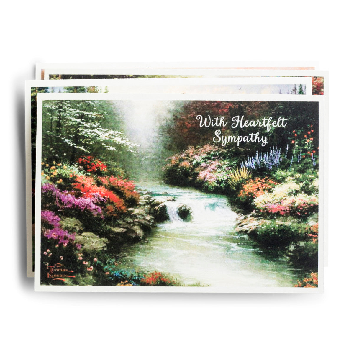 Thomas Kinkade - Sympathy - 12 Boxed Cards, KJV - The Christian Gift Company