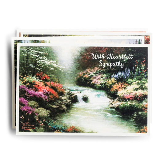 Thomas Kinkade - Sympathy - 12 Boxed Cards, KJV - The Christian Gift Company