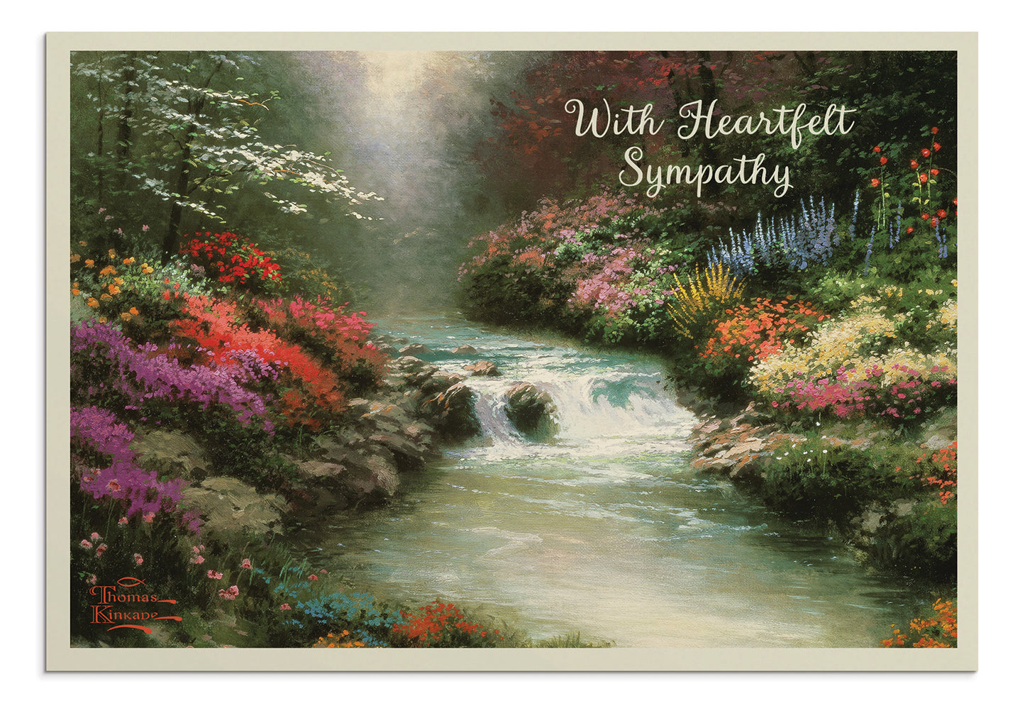 Thomas Kinkade - Sympathy - 12 Boxed Cards, KJV - The Christian Gift Company