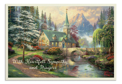 Thomas Kinkade - Sympathy - 12 Boxed Cards, KJV - The Christian Gift Company