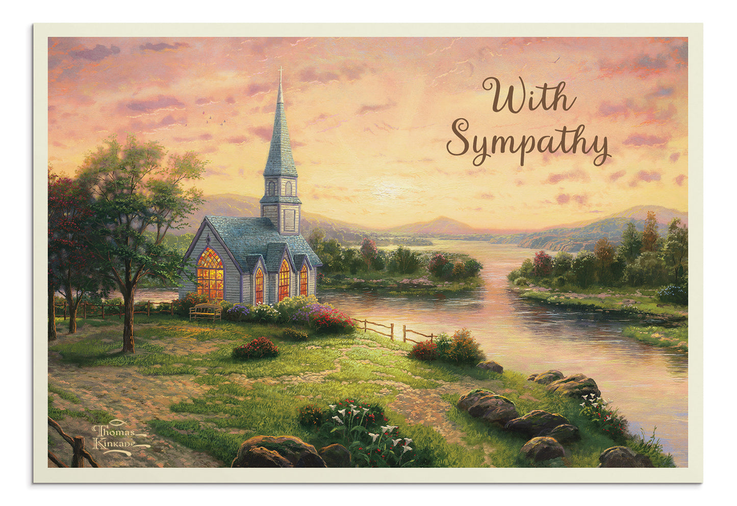 Thomas Kinkade - Sympathy - 12 Boxed Cards, KJV - The Christian Gift Company