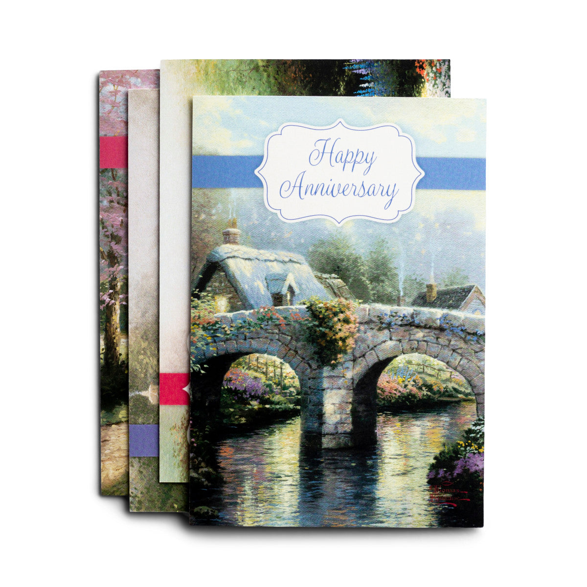 Anniversary - Thomas Kinkade - 12 Boxed Cards - The Christian Gift Company