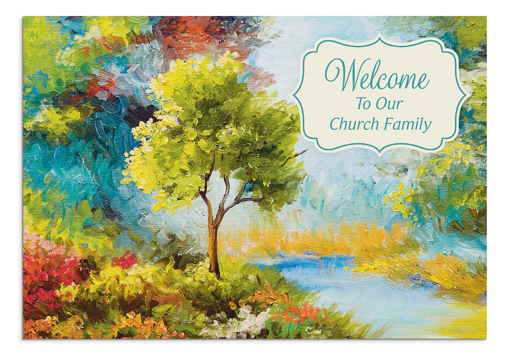 Church Occasions - You Are Welcome Here - 12 Boxed Cards, KJV - The Christian Gift Company