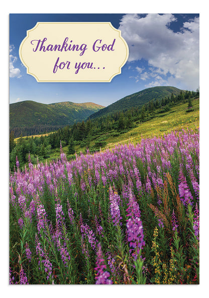 Thank You - Landscapes - 12 Boxed Cards, KJV - The Christian Gift Company