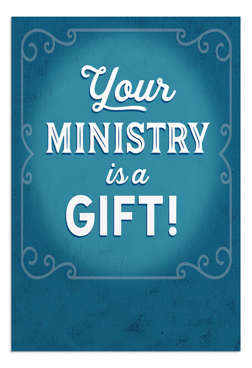 Ministry Appreciation - Bold Messages - 12 Boxed Cards - The Christian Gift Company