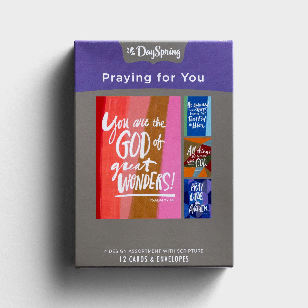 Praying for You - Scriptures - 12 Boxed Cards - The Christian Gift Company