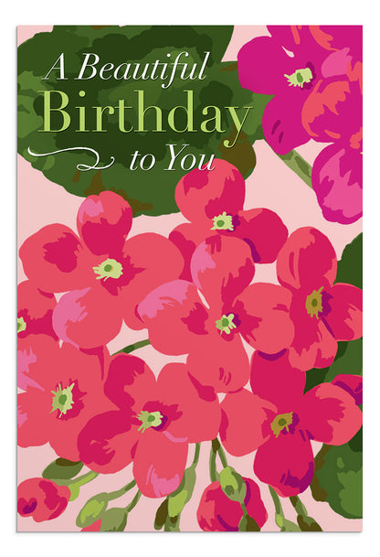 Birthday - Beautiful Birthday Flowers - 12 Boxed Cards, KJV - The Christian Gift Company