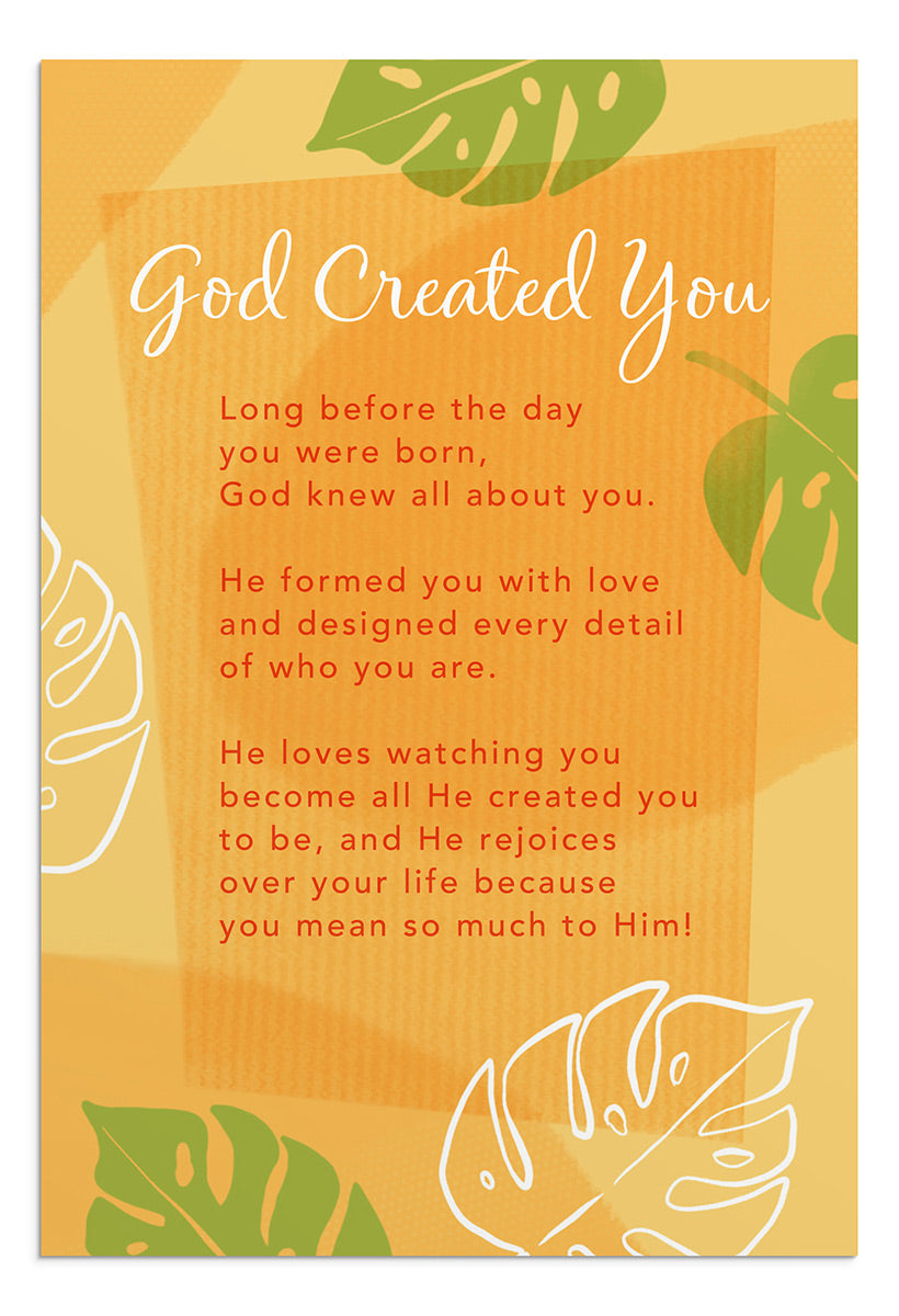 Birthday - Tropical Truths - 12 Boxed Cards, KJV - The Christian Gift Company