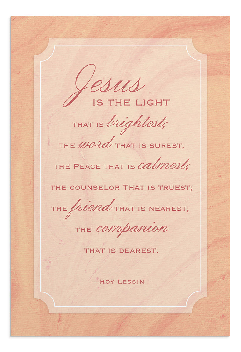 Praying for You - Jesus Is The Light - 12 Boxed Cards, KJV - The Christian Gift Company