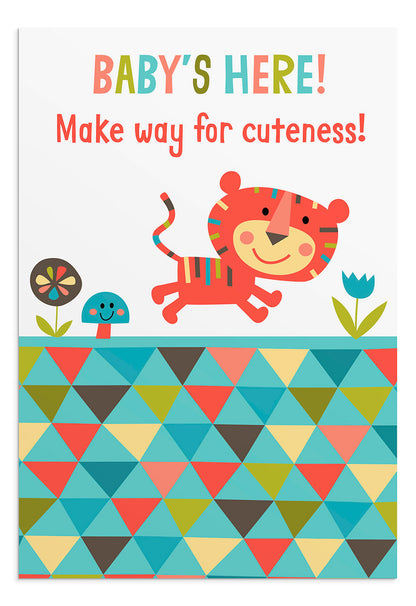 Baby - Make Way for Cuteness - 12 Boxed Cards, KJV - The Christian Gift Company