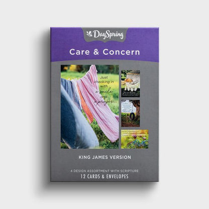 Care & Concern - 12 Boxed Cards, KJV - The Christian Gift Company