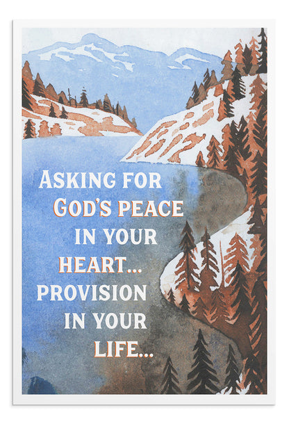 Encourage - Peaceful Destinations - 12 Boxed Cards, KJV - The Christian Gift Company