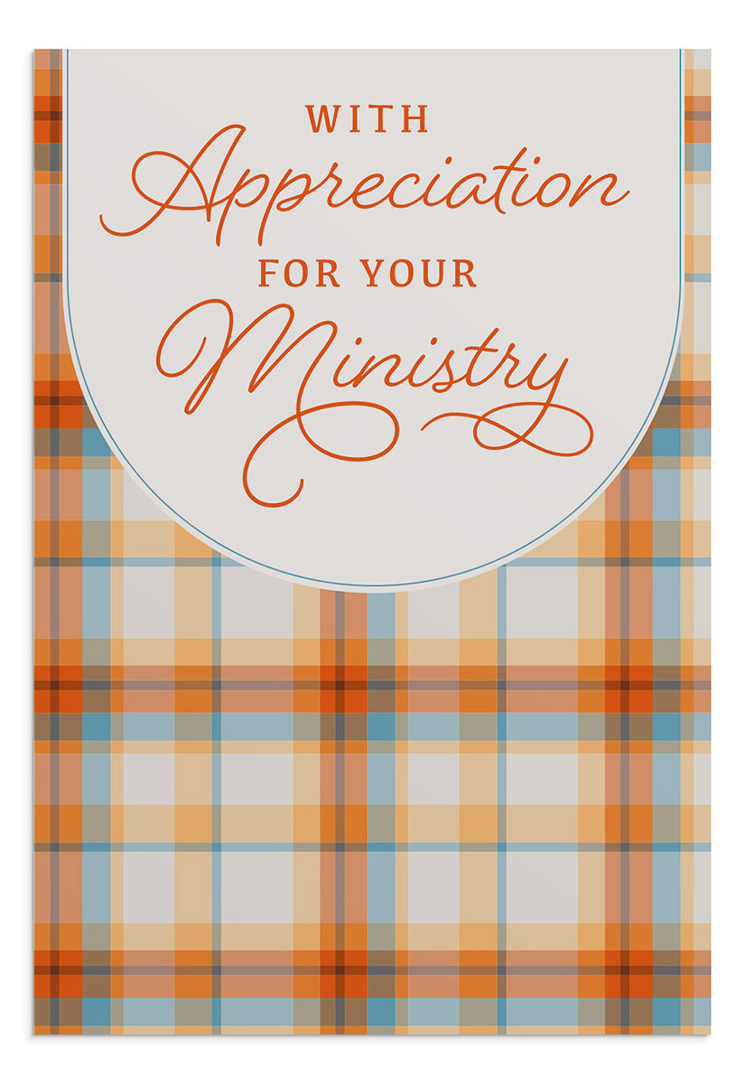 Ministry Appreciation - With Appreciation - 12 Boxed Cards - The Christian Gift Company