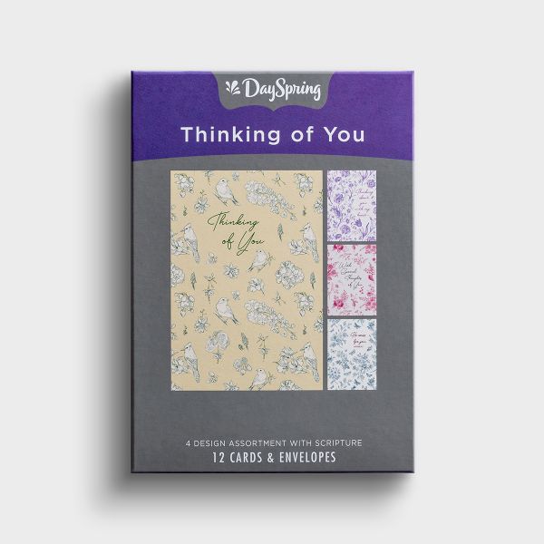 Thinking of You - He Cares for You - 12 Boxed Cards - The Christian Gift Company