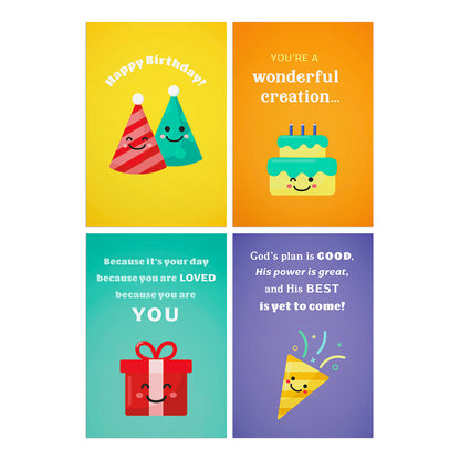 Birthday - Bold & Bright - 12 Boxed Cards - The Christian Gift Company